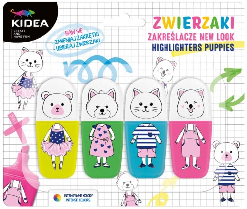 Przejdź do produktu ZAKREŚLACZE ZWIERZAKI - NEW LOOK KIDEA 4291