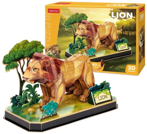 Przejdź do produktu PUZZLE 3D ZWIERZĘTA LEW 8561