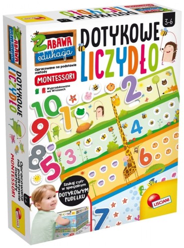 Przejdź do produktu Montessori Plus Dotykowe liczydło 72453 LISCIANI