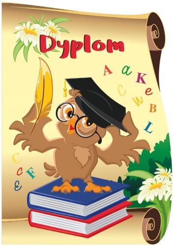Przejdź do produktu Dyplom Sowa (napisy) 250g/m2 Galeria Papieru