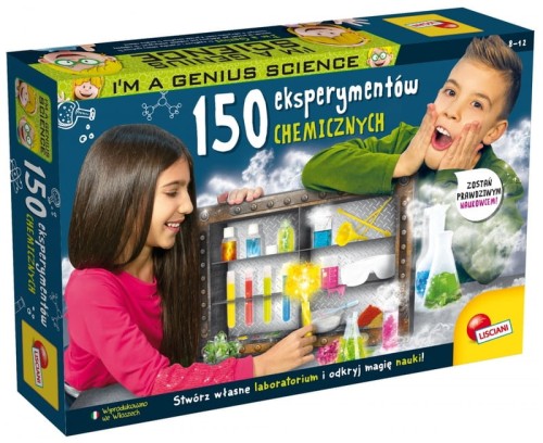 Przejdź do produktu I'm a Genius 150 chemicznych doświadczeń 66377 LIS
