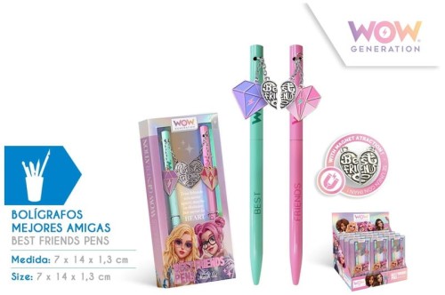 Przejdź do produktu Zestaw dwóch długopisów dla przyjaciółek WoW Generation, Kids