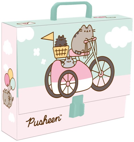 Przejdź do produktu Teczka z rączką szeroka A4 XL Pusheen