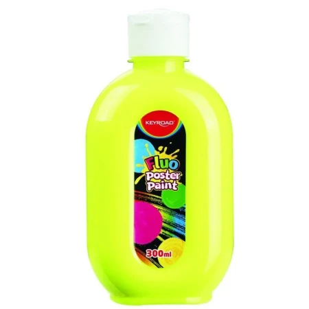farba-plakatowa-keyroad-fluorescencyjna-300ml-butelka-neonowa-zolta.webp