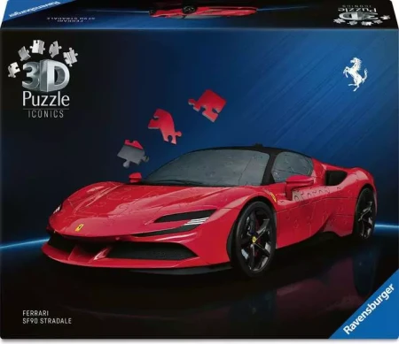 Puzzle 3D Iconics Ferrari.webp