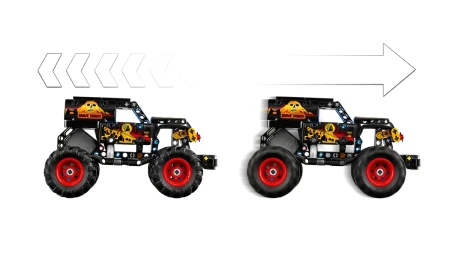 LEGO TECHNIC 42219 Monster Jam Grave Digger Ogień_4.webp