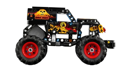 LEGO TECHNIC 42219 Monster Jam Grave Digger Ogień_2.webp