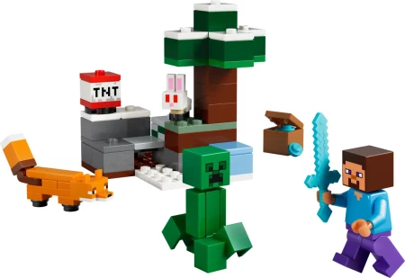 LEGO MINECRAFT 21583 Przygoda stevea w tajdze.webp