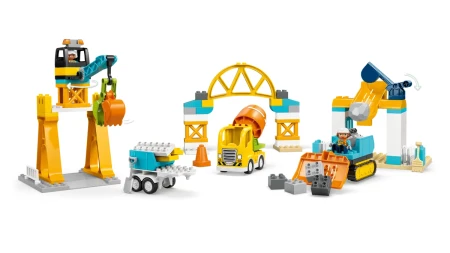 LEGO DUPLO 10476 Plac budowy z pojazdami 3w1.webp
