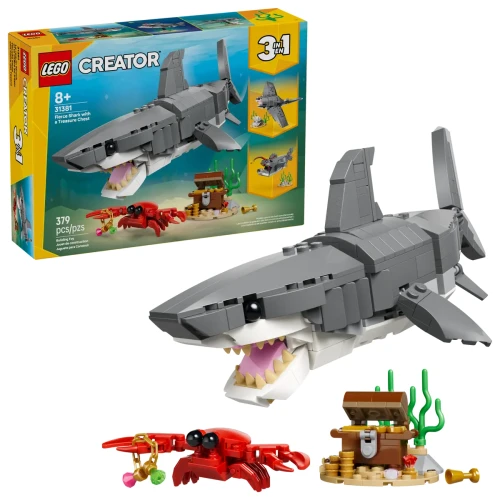 Przejdź do produktu LEGO(R) CREATOR 31381 Groźny rekin i skrzynia...