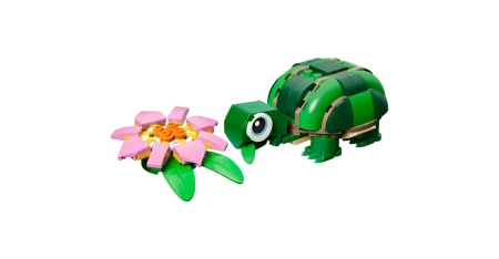 LEGO CREATOR 31377 Żółw i kwiat lilii wodnej.webp