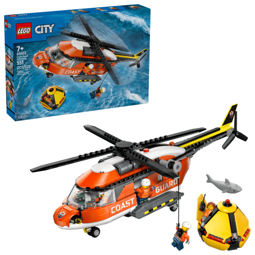 Przejdź do produktu LEGO(R) CITY 60503 Helikopter straży przybrzeżnej