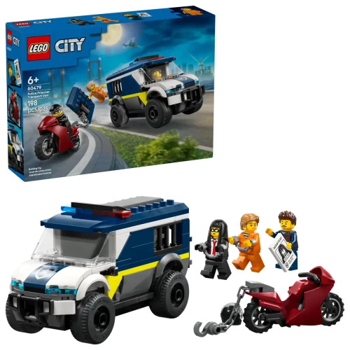 Przejdź do produktu LEGO(R) CITY 60479 Furgonetka policyjnego konwoju