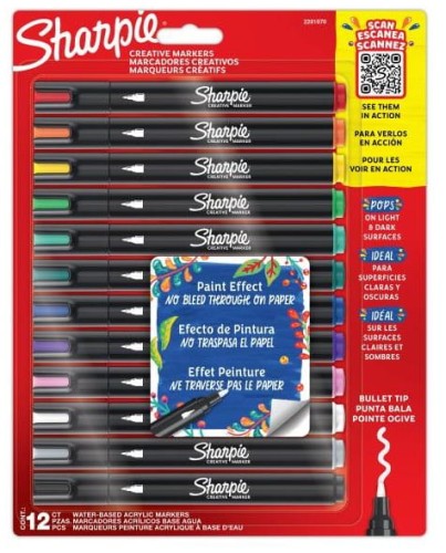 Przejdź do produktu Markery akrylowe 12szt, Sharpie