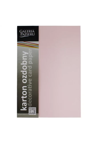 Przejdź do produktu Karton ozdobny Millenium pudrowy róż 20 szt./op. 250g/m2