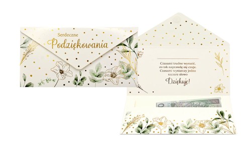 Przejdź do produktu Koperta podarunkowa KOP-043 Podziękowania