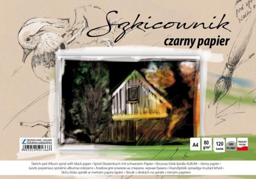 Przejdź do produktu SZKICOWNIK A4/120 ALBUMOWY NA SPIRA