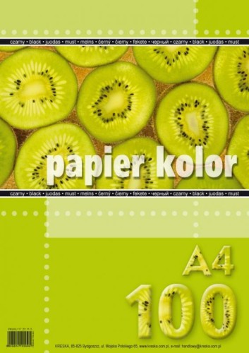 Przejdź do produktu PAPIER KS.A4/100 CZARNY KRESKA