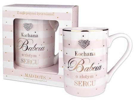 Przejdź do produktu KUBEK MAD DOTS -BABCIA