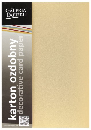 Karton ozdobny Millenium złoty, 20szt, 250g, Galeria Papieru_1.jpg