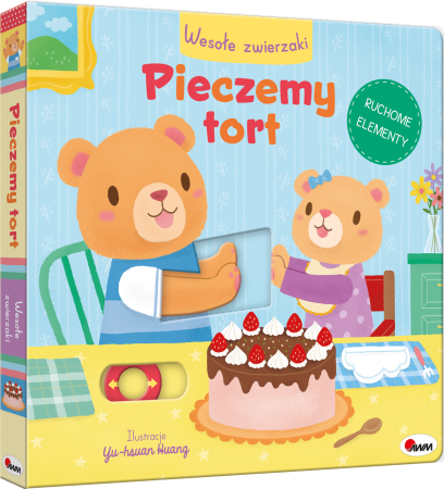 Okladka-3D-ksiazki-z-ruchomymi-elementami-Wesole-zwierzaki.-Pieczemy-tort-przedstawiajaca-malego-misia-z-siostrzyczka-w-salonie,-widoczny-ruchomy-element.webp
