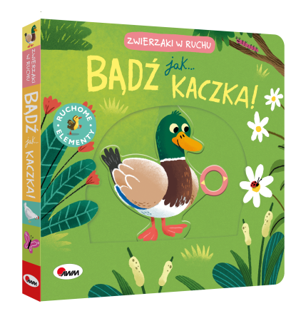 Okladka-3D-ksiazeczki-z-ruchomymi-elementami-Zwierzaki-w-ruchu.-Badz-jak-kaczka-przedstawiajaca-poruszajaca-sie-kaczke.webp