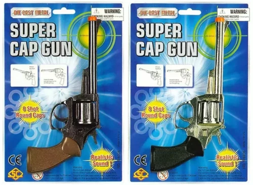Przejdź do produktu Pistolet metalowy na kapiszony spłonkę MIX