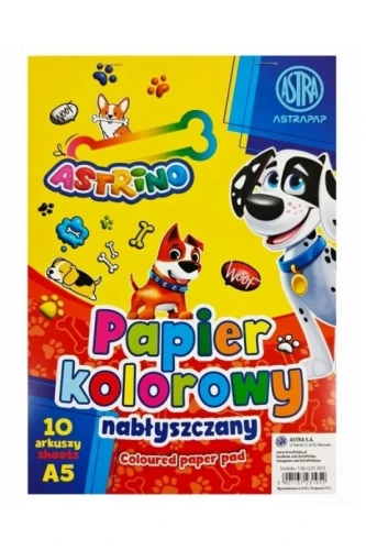 Przejdź do produktu Zeszyt papierów kolor nabłyszczanych A5 1952 A'10