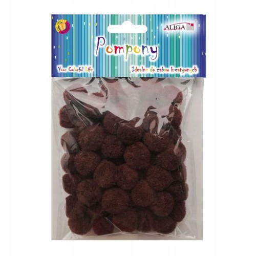 Przejdź do produktu Pompony O 2 cm. Op. zawiera 60 szt.