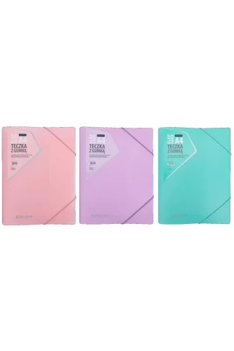 Przejdź do produktu Teczka z gumką ASTRAPAP PP PASTEL LINE mix A'12