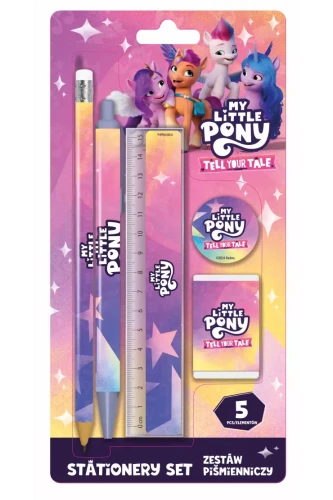Przejdź do produktu Zestaw piśmienniczy  MY LITTLE PONY 5 el. (linijka