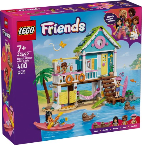 Przejdź do produktu *****LEGO FRIENDS Domek na plaży z fokami 42699
