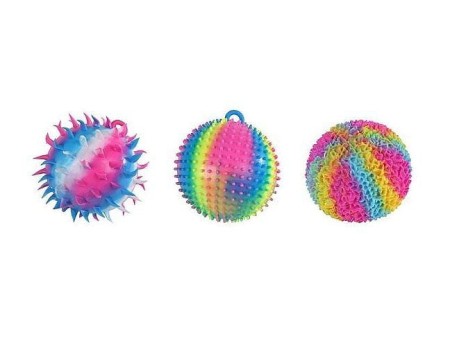 Piłka tęczowa funky mania 18cm.jpg