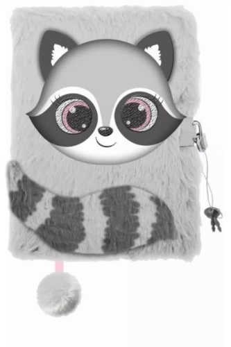 Przejdź do produktu PAMIĘTNIK Z KŁÓDKĄ 3D WŁOCHACZ A5/96K RACCOON 5076