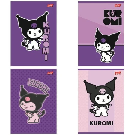 Zeszyt A5 32k kratka lamin Kuromi.jpg