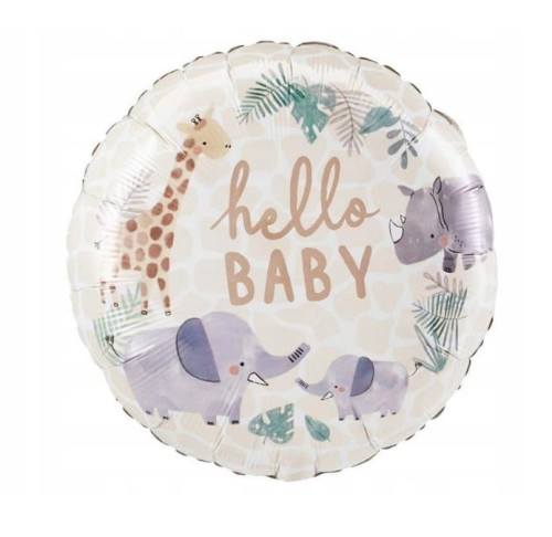Przejdź do produktu Balon foliowy Soft Jungle baby 46cm