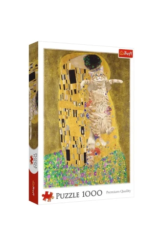 Przejdź do produktu Puzzle 1000 Purrfekcyjny Pocałunek TREFL