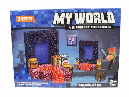 1763Klocki magnetyczne My World 34 el.jpg