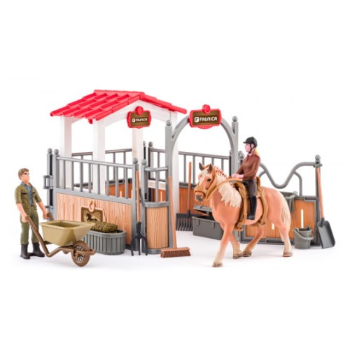 Przejdź do produktu WOODYLAND FAUNICA Mała stajnia koń+akc.96038 60385