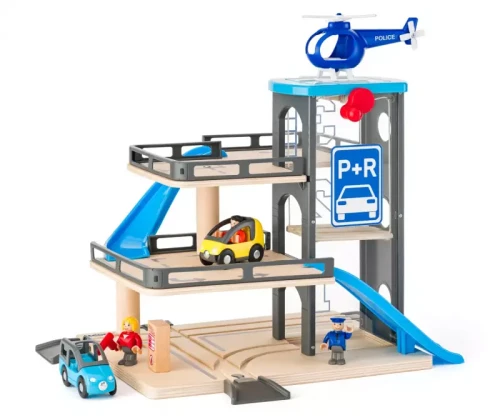 Przejdź do produktu WOODYLAND Garaż z autkami i lądow.d/helikopt.30746