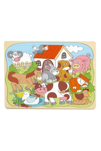 Przejdź do produktu WOODYLAND PuzzlePlansza Wes.zwierz.dom.91929 19291