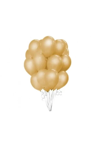 Przejdź do produktu Balony Beauty&Charm metaliczne złote 30cm 50szt