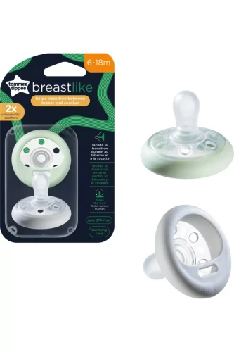 Przejdź do produktu TOMMEE T._SMOCZKI USPOK_BREASTLIKE_6-18M_MIX_2PAK