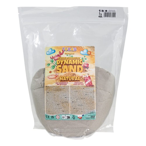 Przejdź do produktu Piasek dynamiczny naturalny Doypack 5kg TUBAN