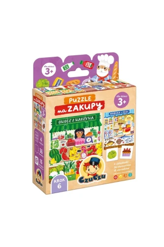 Przejdź do produktu CzuCzu Puzzle Na zakupy 3+