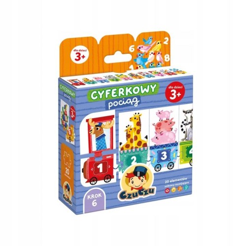Przejdź do produktu CzuCzu Cyferkowy pociąg 3+