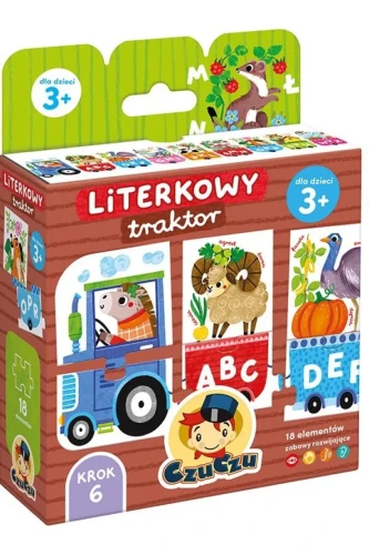 Przejdź do produktu CzuCzu Literkowy traktor 3+