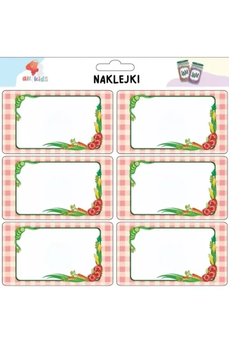 Przejdź do produktu Naklejki na przetwory i przyprawy Warzywa