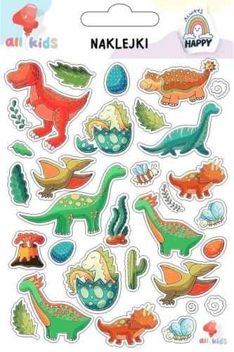 Przejdź do produktu Naklejki dla dzieci Dinozaury
