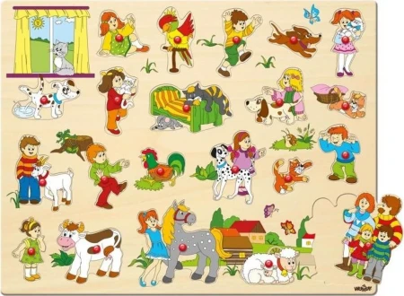 WOODYLAND Duże puzzle drewn.z uchw.91912.webp